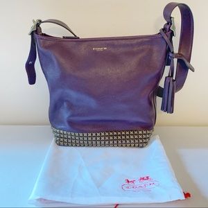 NWOT Authentic Coach Legacy Leather Duffle Bag